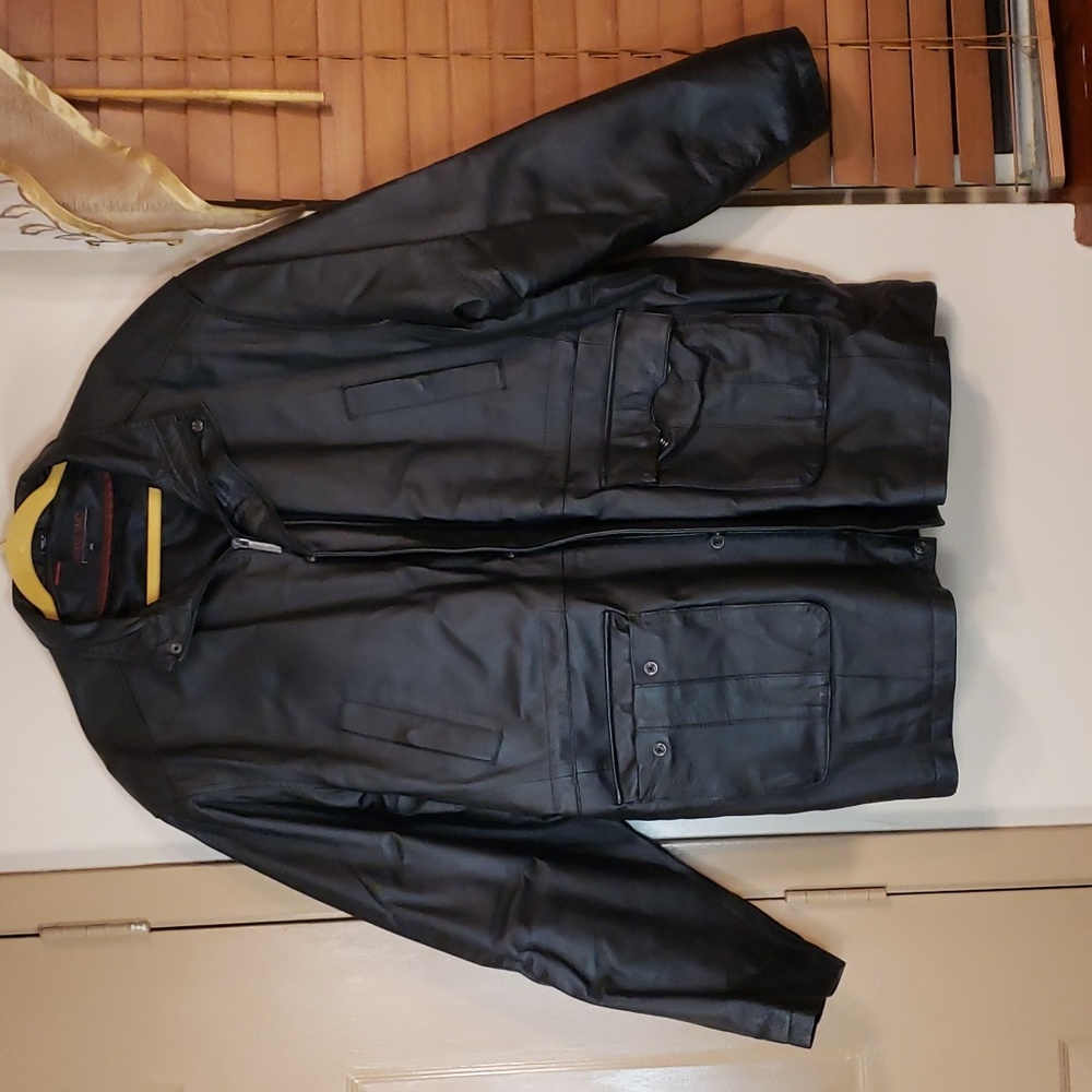 Men's Leather Coat
